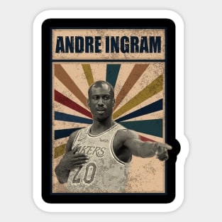 Los Angeles Lakers Andre Ingram Sticker